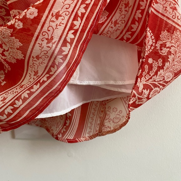 *NWOT* Zara BoHo Floral Print Crochet Detail Midi Dress - Picture 15 of 15